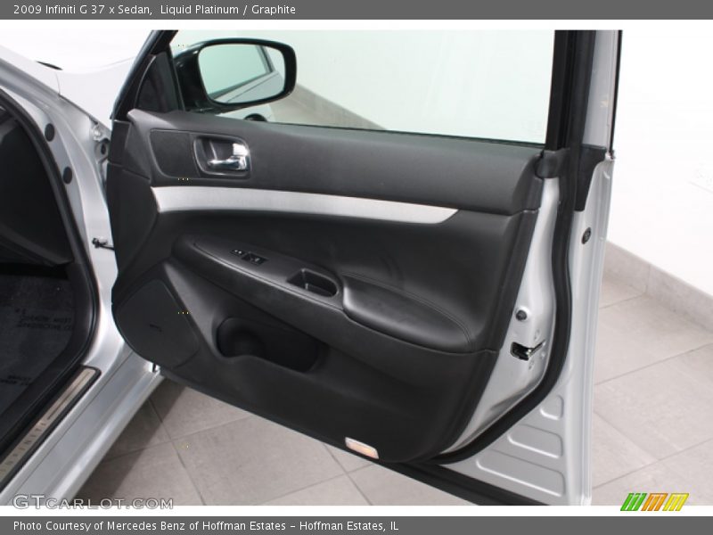 Liquid Platinum / Graphite 2009 Infiniti G 37 x Sedan