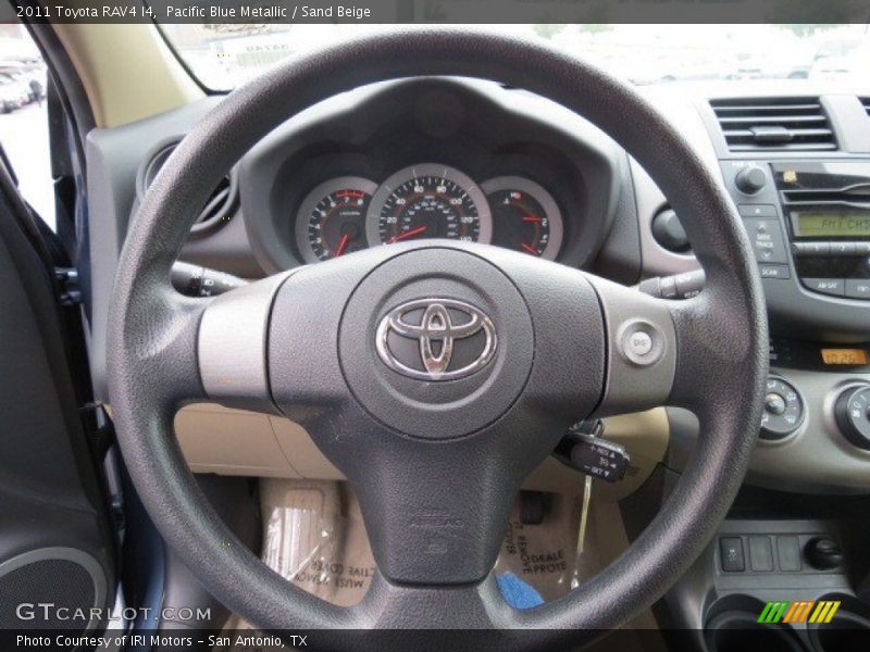 Pacific Blue Metallic / Sand Beige 2011 Toyota RAV4 I4