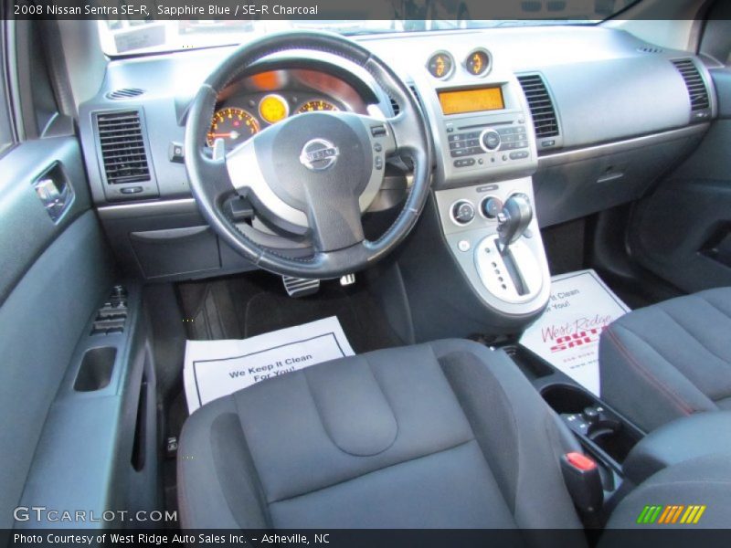 SE-R Charcoal Interior - 2008 Sentra SE-R 