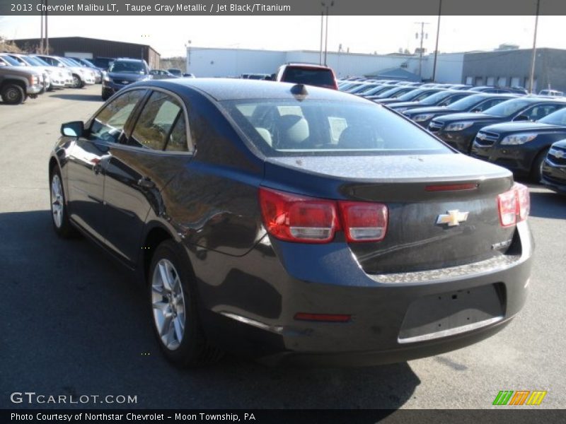 Taupe Gray Metallic / Jet Black/Titanium 2013 Chevrolet Malibu LT