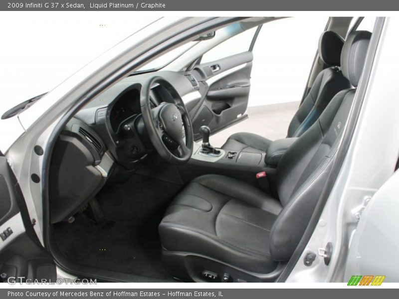 Liquid Platinum / Graphite 2009 Infiniti G 37 x Sedan