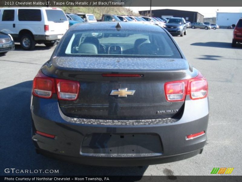 Taupe Gray Metallic / Jet Black/Titanium 2013 Chevrolet Malibu LT
