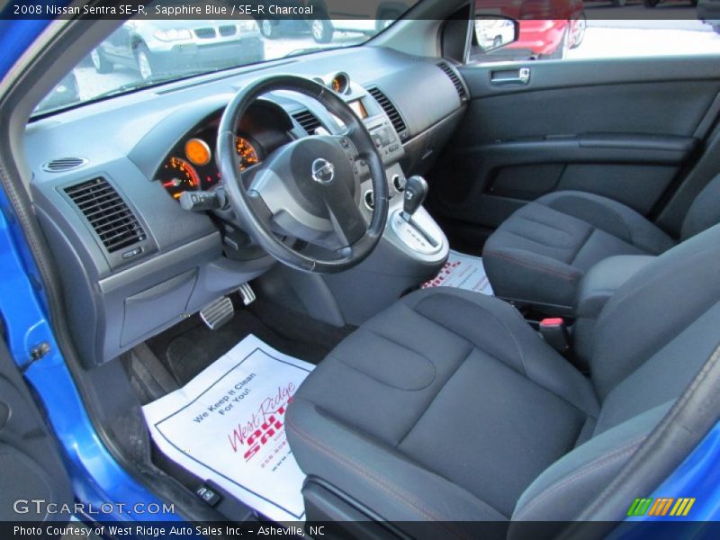SE-R Charcoal Interior - 2008 Sentra SE-R 