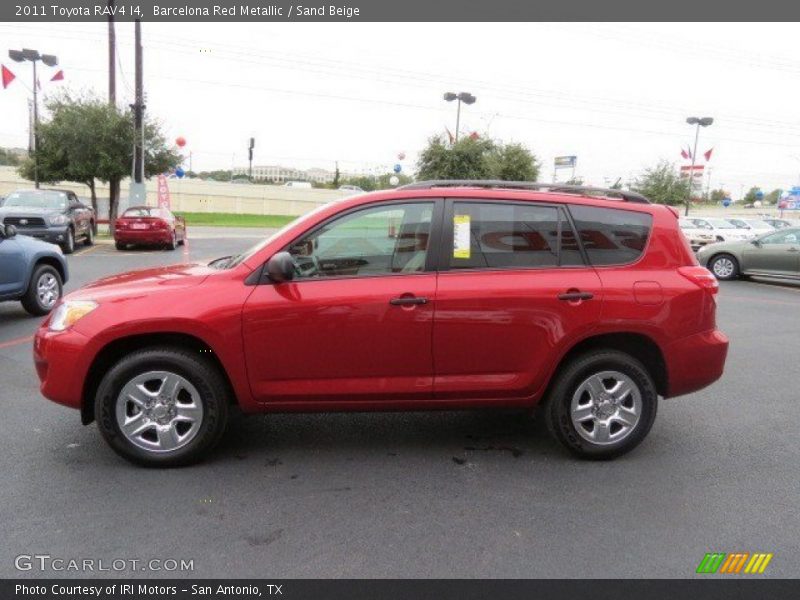 Barcelona Red Metallic / Sand Beige 2011 Toyota RAV4 I4