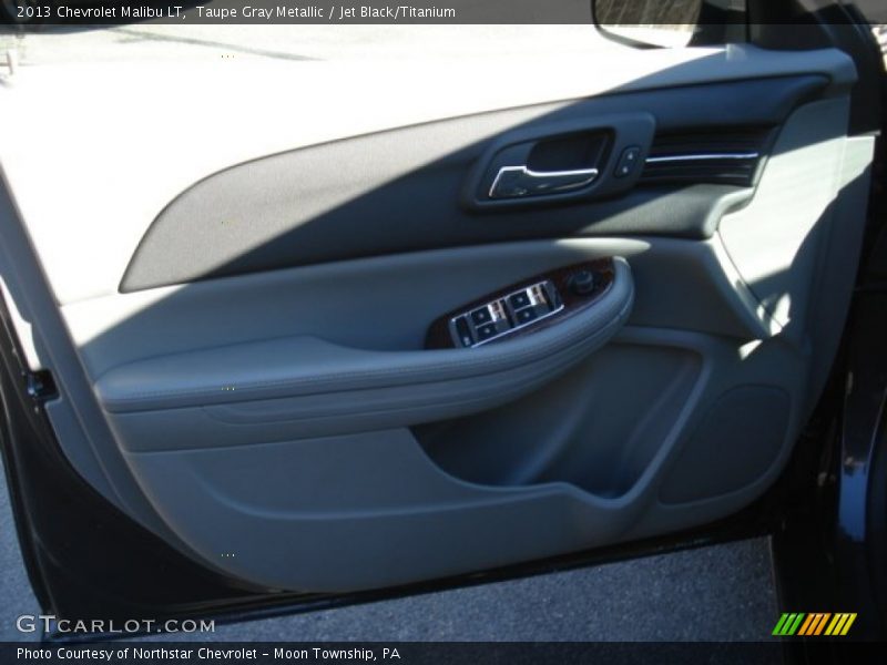 Taupe Gray Metallic / Jet Black/Titanium 2013 Chevrolet Malibu LT