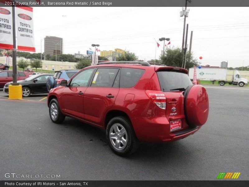 Barcelona Red Metallic / Sand Beige 2011 Toyota RAV4 I4