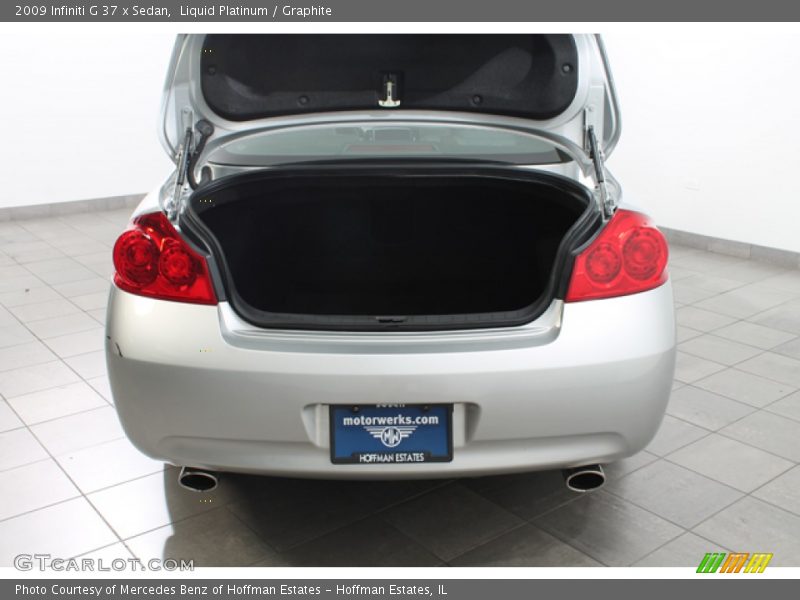 Liquid Platinum / Graphite 2009 Infiniti G 37 x Sedan