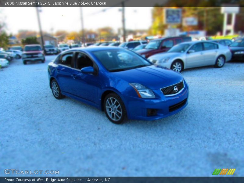 Sapphire Blue / SE-R Charcoal 2008 Nissan Sentra SE-R