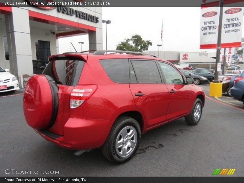 Barcelona Red Metallic / Sand Beige 2011 Toyota RAV4 I4