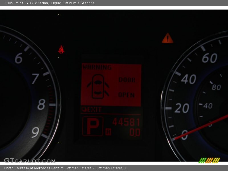 Liquid Platinum / Graphite 2009 Infiniti G 37 x Sedan