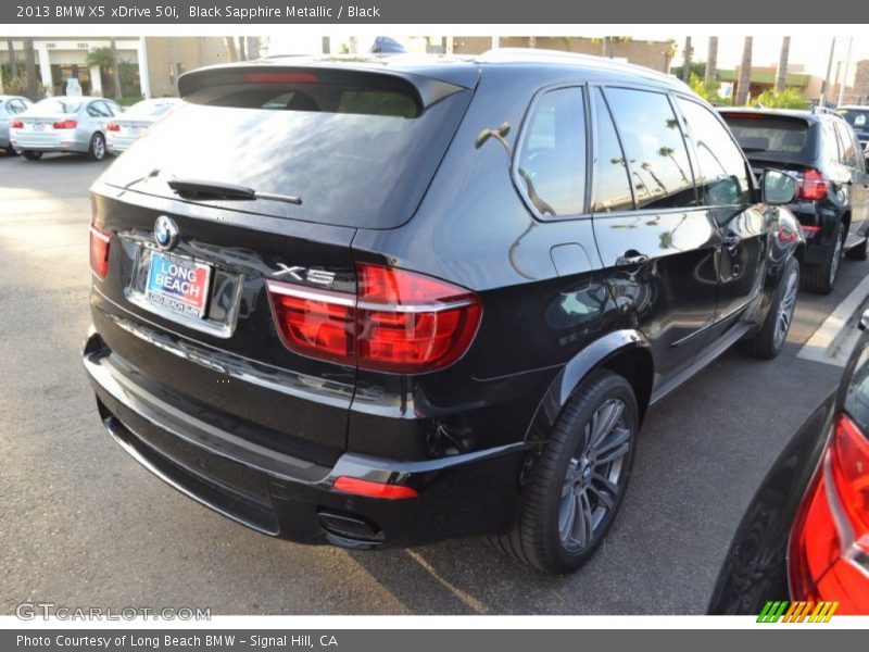 Black Sapphire Metallic / Black 2013 BMW X5 xDrive 50i