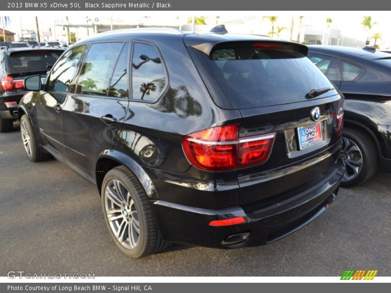 Black Sapphire Metallic / Black 2013 BMW X5 xDrive 50i