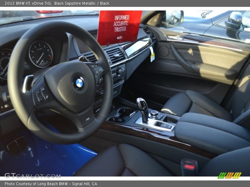 Black Sapphire Metallic / Black 2013 BMW X5 xDrive 50i