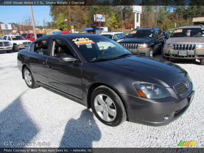 Smoke Metallic / Charcoal 2005 Nissan Altima 3.5 SL