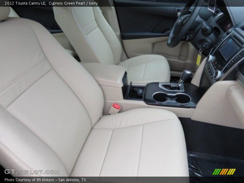 Cypress Green Pearl / Ivory 2012 Toyota Camry LE