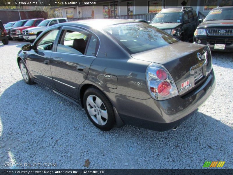 Smoke Metallic / Charcoal 2005 Nissan Altima 3.5 SL