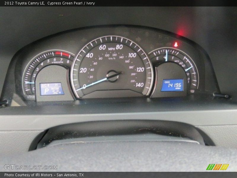 Cypress Green Pearl / Ivory 2012 Toyota Camry LE