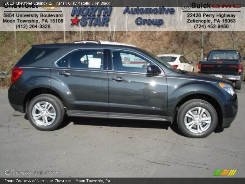 Ashen Gray Metallic / Jet Black 2013 Chevrolet Equinox LS