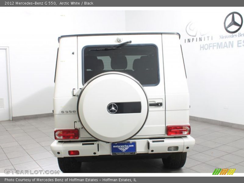Arctic White / Black 2012 Mercedes-Benz G 550