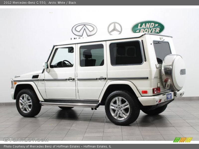 Arctic White / Black 2012 Mercedes-Benz G 550