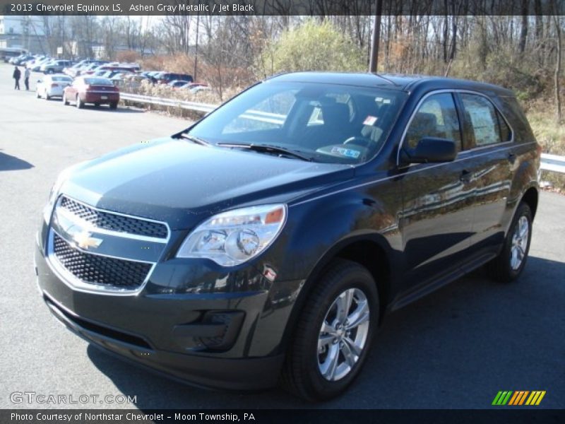 Ashen Gray Metallic / Jet Black 2013 Chevrolet Equinox LS