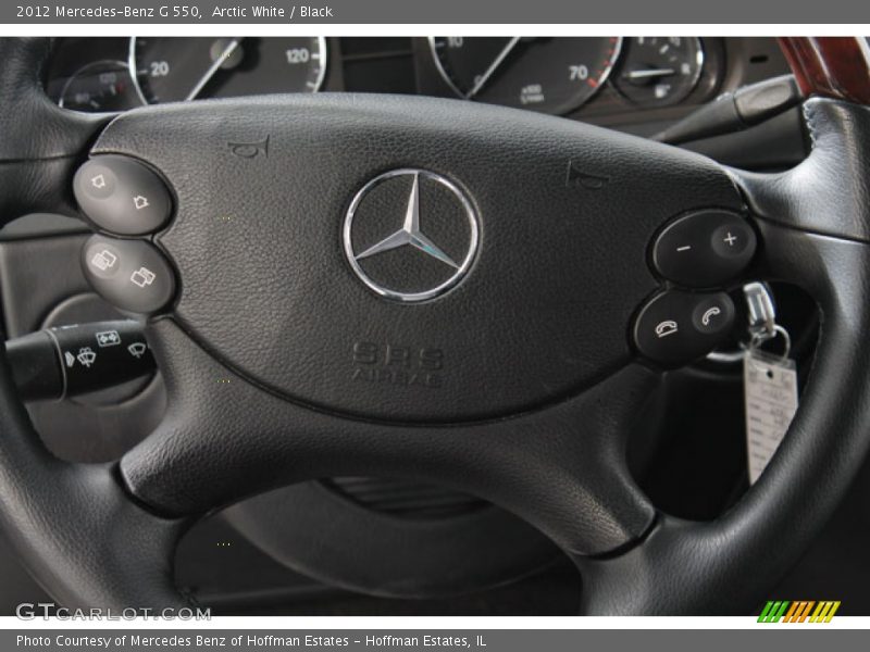 Arctic White / Black 2012 Mercedes-Benz G 550