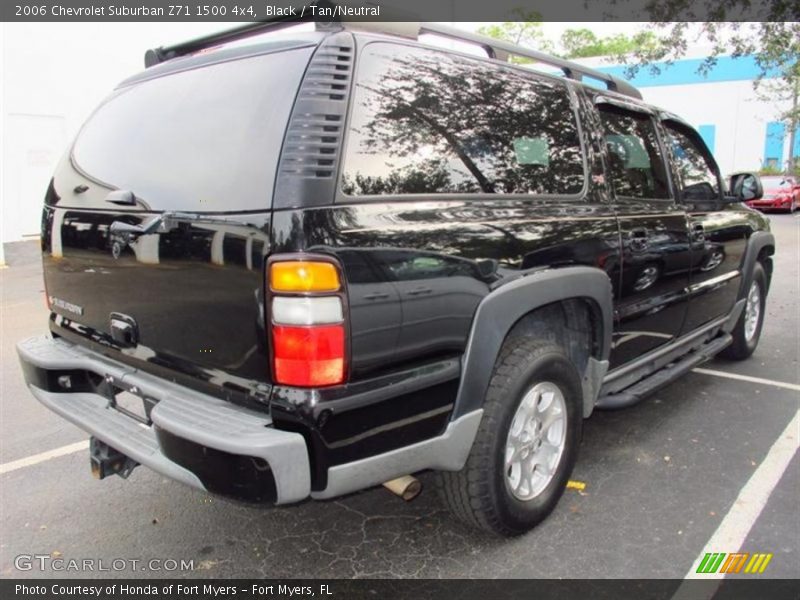 Black / Tan/Neutral 2006 Chevrolet Suburban Z71 1500 4x4