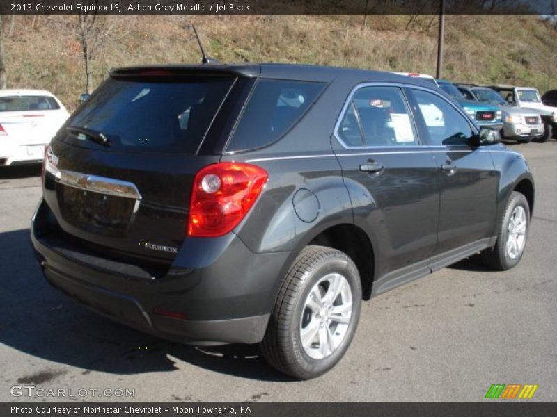 Ashen Gray Metallic / Jet Black 2013 Chevrolet Equinox LS