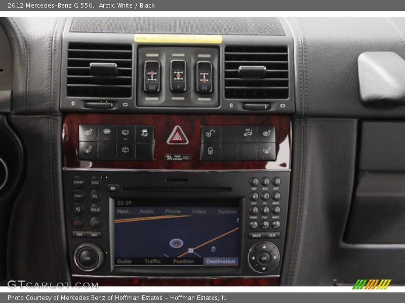 Controls of 2012 G 550