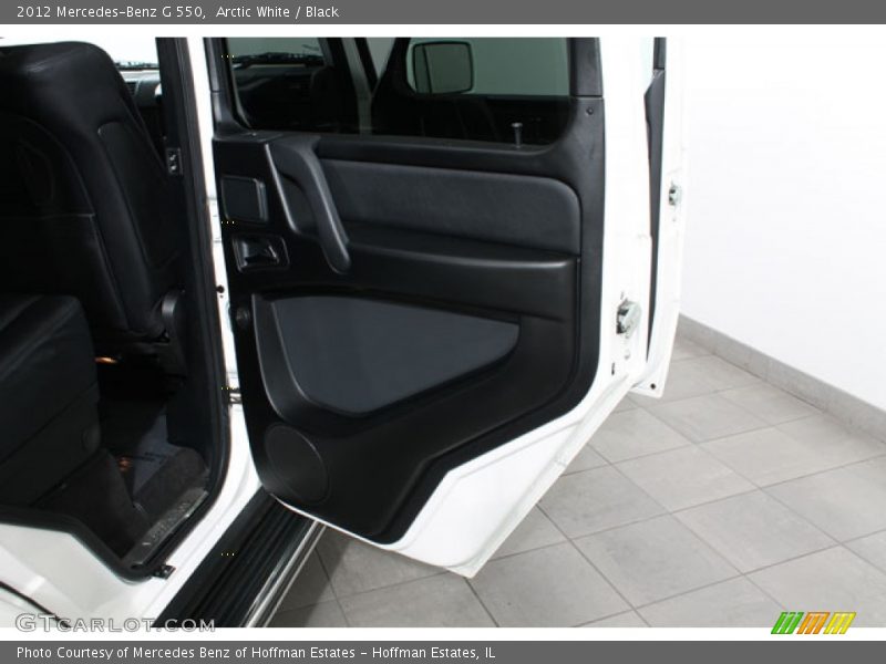 Arctic White / Black 2012 Mercedes-Benz G 550