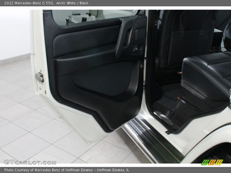 Arctic White / Black 2012 Mercedes-Benz G 550