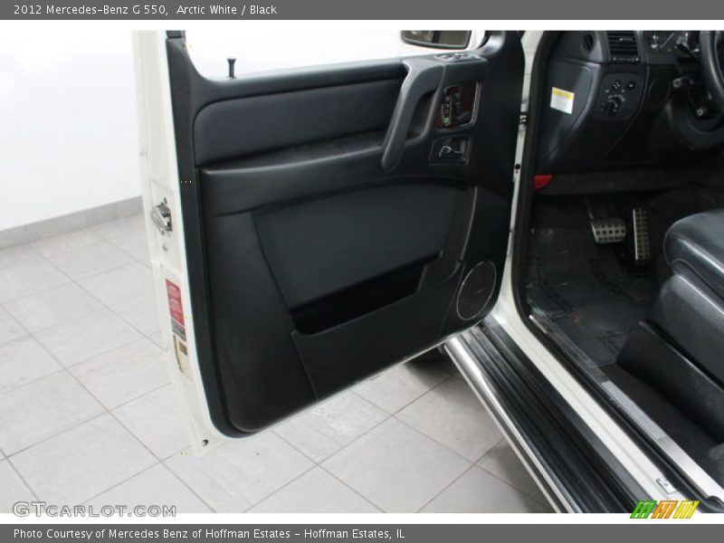 Arctic White / Black 2012 Mercedes-Benz G 550