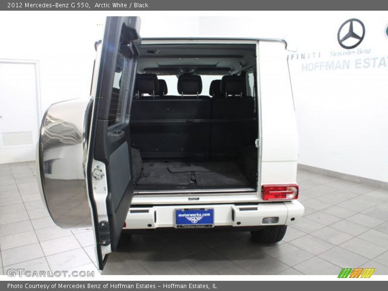 Arctic White / Black 2012 Mercedes-Benz G 550