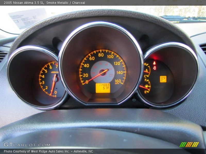 Smoke Metallic / Charcoal 2005 Nissan Altima 3.5 SL