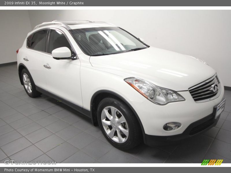 Moonlight White / Graphite 2009 Infiniti EX 35