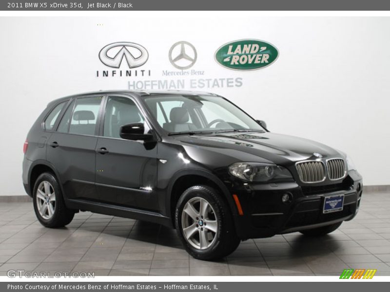 Jet Black / Black 2011 BMW X5 xDrive 35d