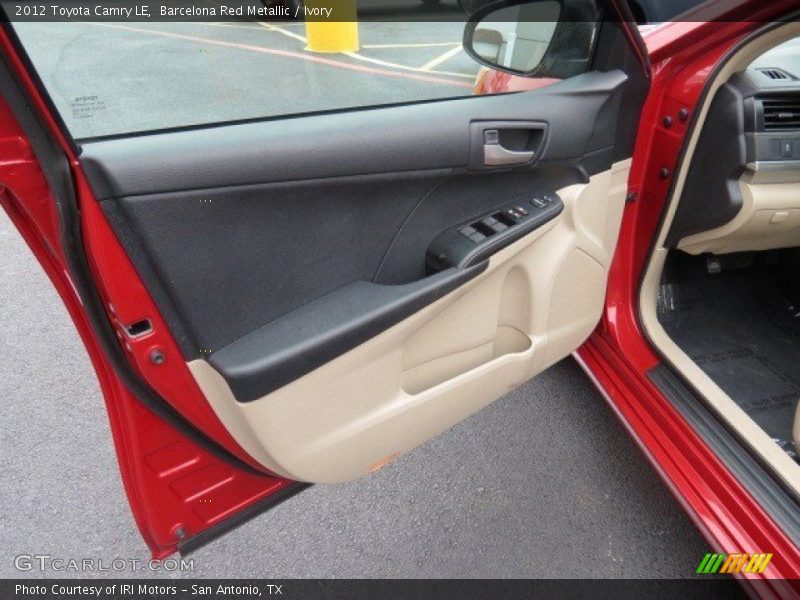 Barcelona Red Metallic / Ivory 2012 Toyota Camry LE