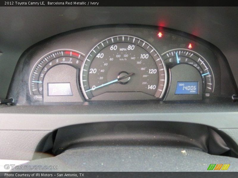 Barcelona Red Metallic / Ivory 2012 Toyota Camry LE