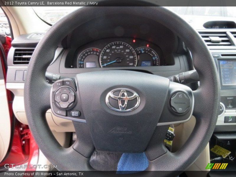 Barcelona Red Metallic / Ivory 2012 Toyota Camry LE