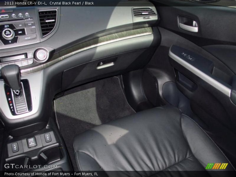 Crystal Black Pearl / Black 2013 Honda CR-V EX-L