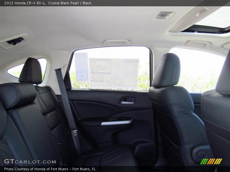 Crystal Black Pearl / Black 2013 Honda CR-V EX-L
