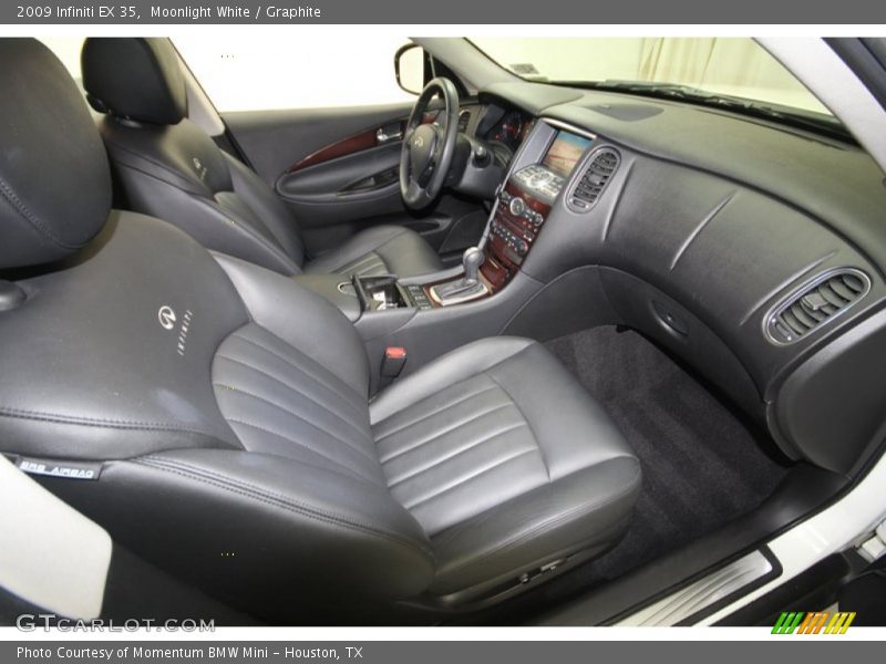 Moonlight White / Graphite 2009 Infiniti EX 35
