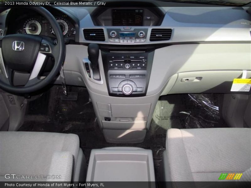 Celestial Blue Metallic / Gray 2013 Honda Odyssey EX