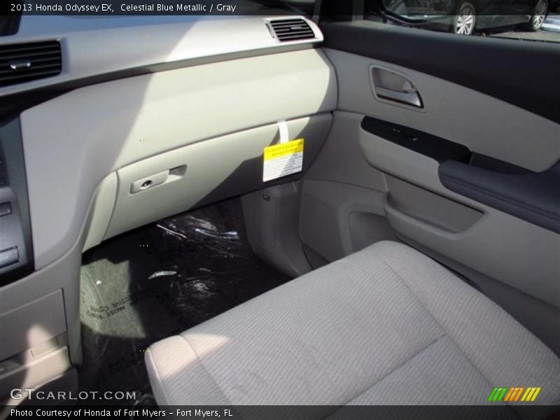 Celestial Blue Metallic / Gray 2013 Honda Odyssey EX