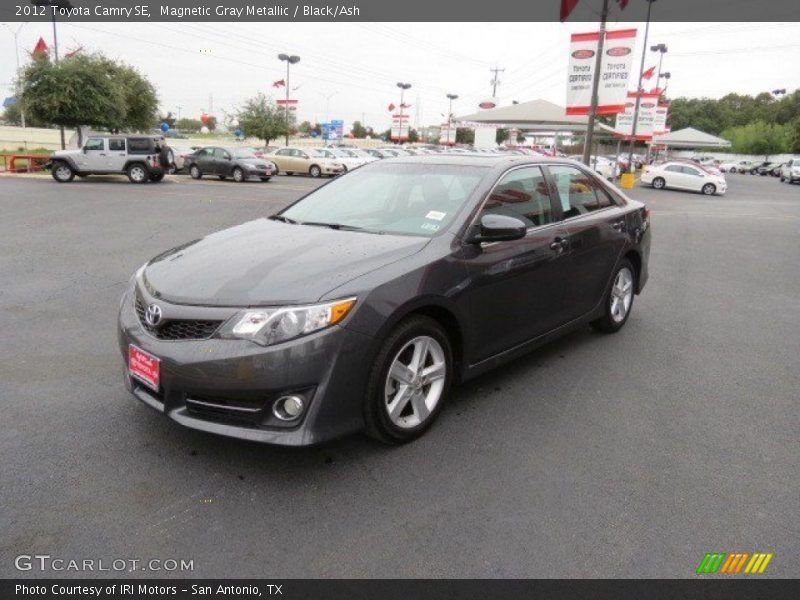Magnetic Gray Metallic / Black/Ash 2012 Toyota Camry SE