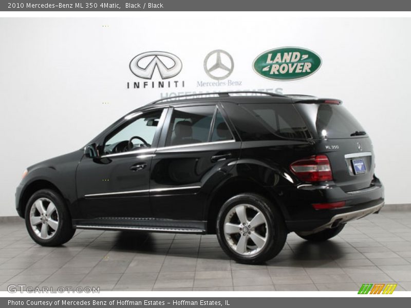Black / Black 2010 Mercedes-Benz ML 350 4Matic
