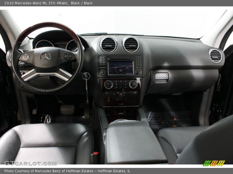 Black / Black 2010 Mercedes-Benz ML 350 4Matic