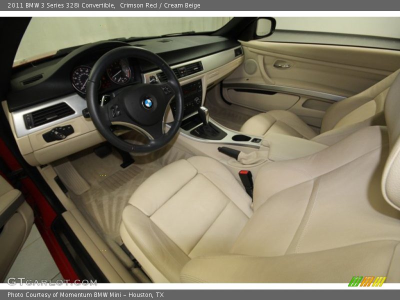 Crimson Red / Cream Beige 2011 BMW 3 Series 328i Convertible