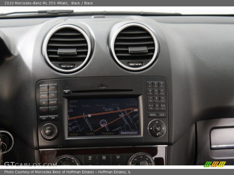 Black / Black 2010 Mercedes-Benz ML 350 4Matic