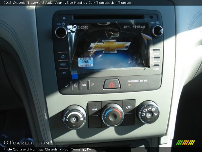 Atlantis Blue Metallic / Dark Titanium/Light Titanium 2013 Chevrolet Traverse LS AWD